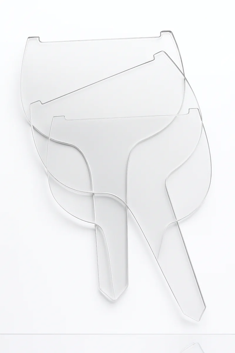 Steck-Sortenschild / klar / 1 Seitig / Pack = 10 Stück