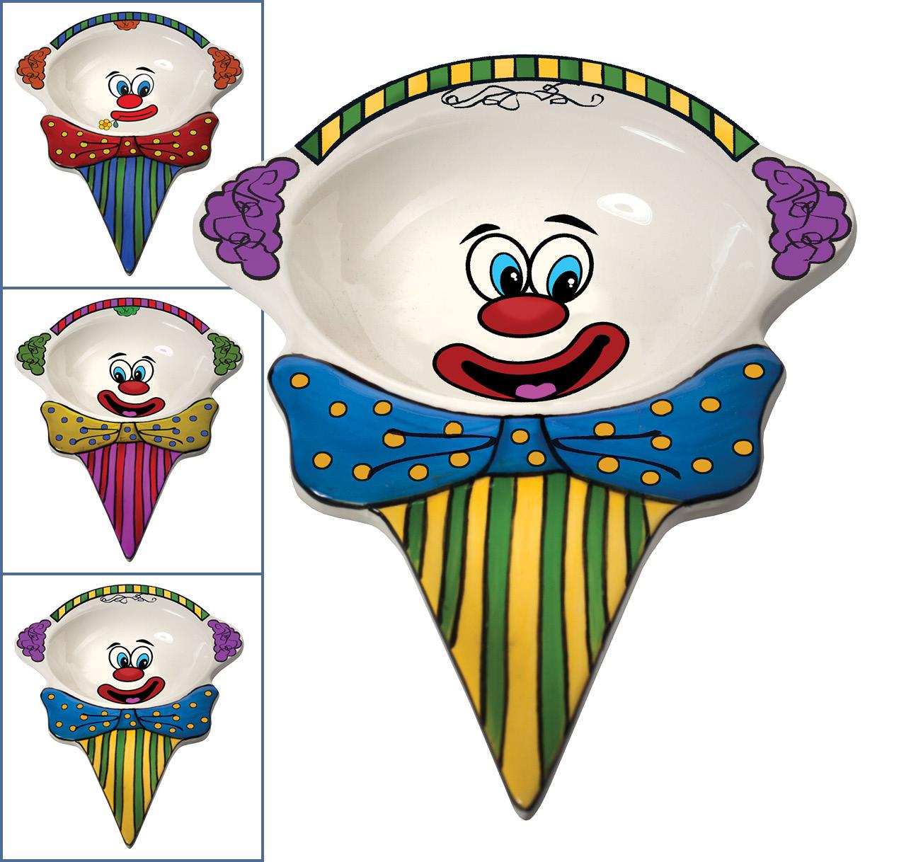 Clown Porzellan Kinderteller