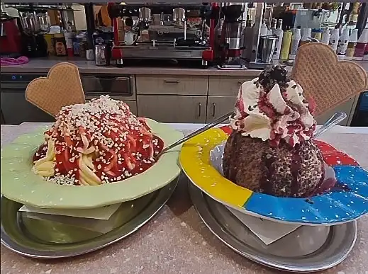 Spaghetti Eis-Teller 