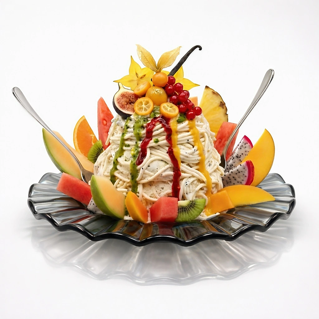 Spaghettieisteller Inchyra Smoke Blue · Premium Glas