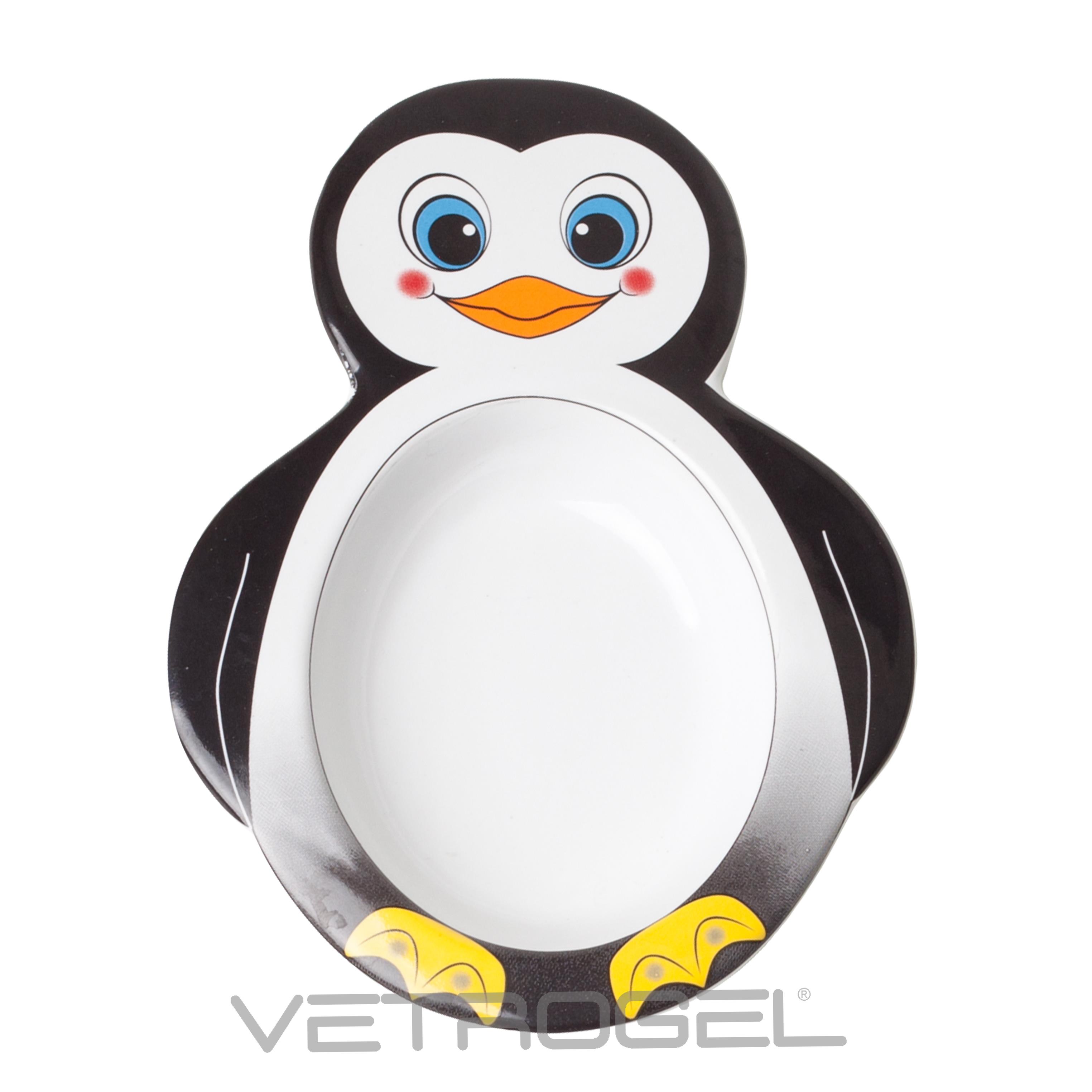 Pinguin / Kinderteller / Keramik
