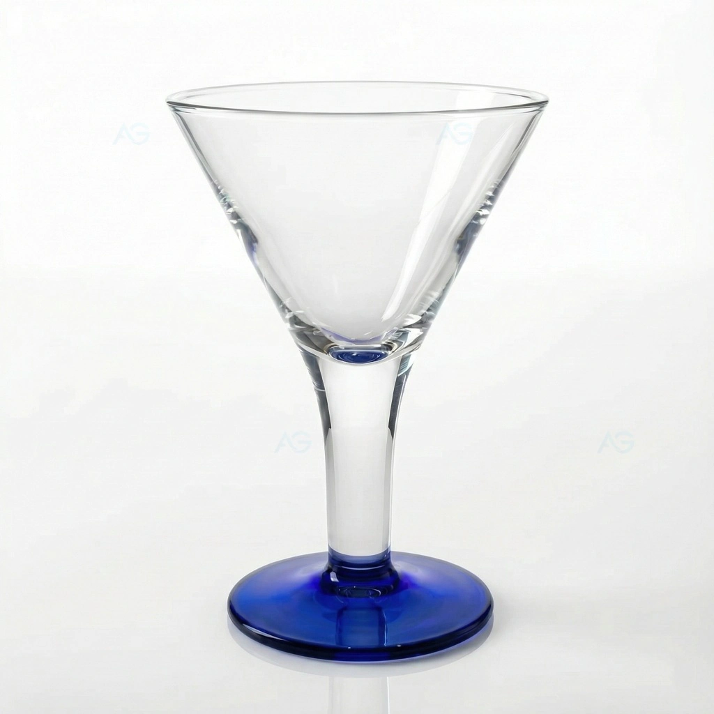 Padova | Eisglas | Kobaltblau Handgefertigtes Padova Signature-Eisglas kobaltblau 400ml - ADRIAGEL® Bestseller mit mediterranem V-Kelch und 180mm Portfolio-Rekord für klassische Eiscafé-Eleganz